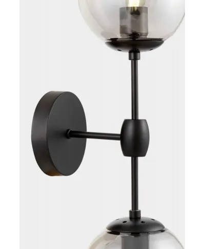 Lampa ścienna - Kinkiet Czarny Loft - Zodiak W2