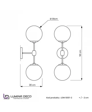 Lampa ścienna - Kinkiet Czarny Loft - Zodiak W2