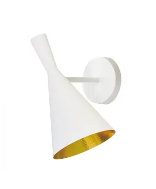 Kinkiet - Lampa ścienna - Biała - Loft - Foggi W1