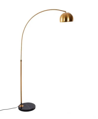 Nowoczesna Lampa mosiężna - Podłogowa - Azzuro C1