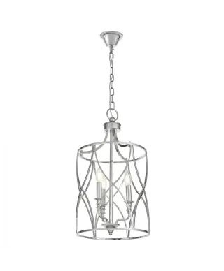 Lampa wisząca - Sufitowa Chromowana Elmont W3