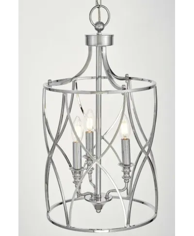 Lampa wisząca - Sufitowa Chromowana Elmont W3