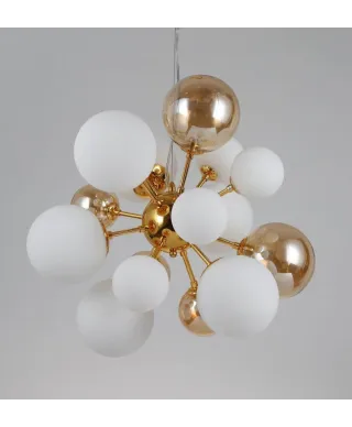 Lampa wisząca - Złota Galaksida W10