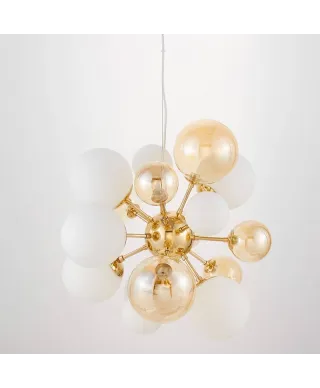 Lampa wisząca - Złota Galaksida W10