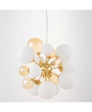 Lampa wisząca - Złota Galaksida W10