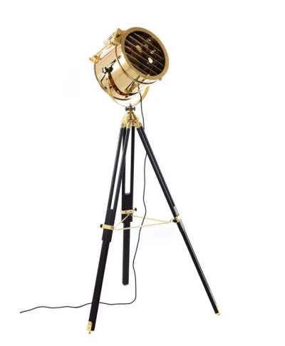 Lampa Stojąca - Podłogowa Złota Futuris