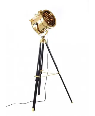 Lampa Stojąca - Podłogowa Złota Futuris