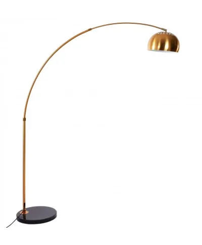 Lampa podłogowa - Stojąca - Mosiężna Azurro B1