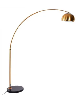 Lampa podłogowa - Stojąca - Mosiężna Azurro B1