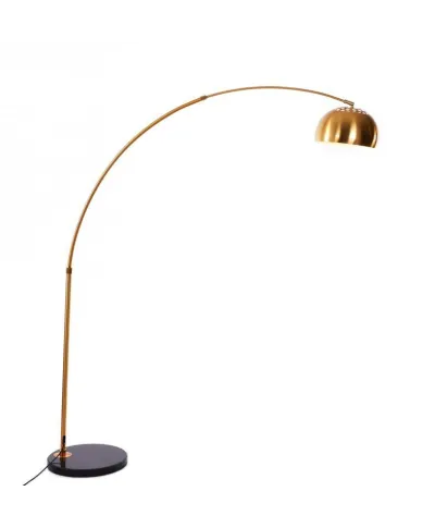 Lampa podłogowa - Stojąca - Mosiężna Azurro B1