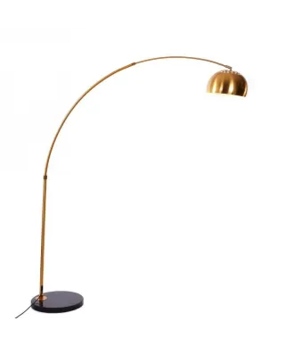 Lampa podłogowa - Stojąca - Mosiężna Azurro B1