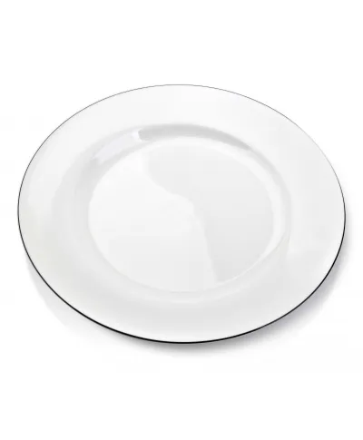 Talerz obiadowy płaski - Siimple Biały - 26,5cm