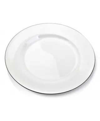Talerz obiadowy płaski - Siimple Biały - 26,5cm