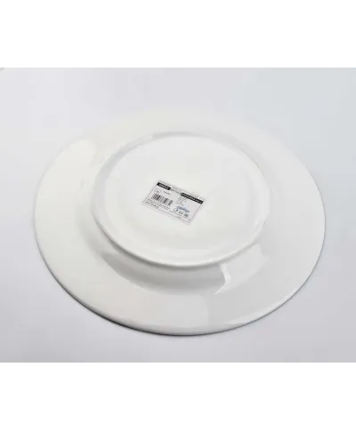 Talerz obiadowy płaski - Siimple Biały - 26,5cm