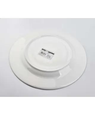 Talerz obiadowy płaski - Siimple Biały - 26,5cm