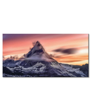 Obraz na płótnie -  ,,Matterhorn,, - 100x50 cm