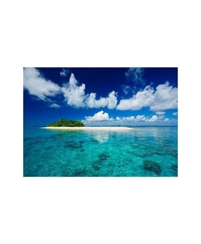 Tropical island vacation paradise - reprodukcja