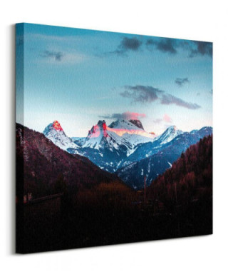 Obraz na płótnie - Górskie widoki - 60x60 cm