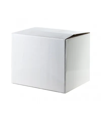 Doniczka ceramiczna - Liście - na Drewnianym stojaku - 12cm