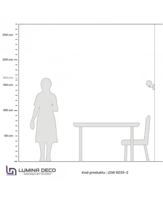 Lampa ścienna - Kinkiet Chromowany Marsiada W2