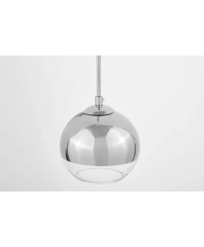 Lampa wisząca - Nowoczesna - Chromowana - Veroni D15