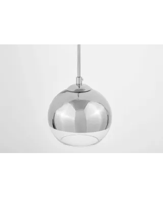 Lampa wisząca - Nowoczesna - Chromowana - Veroni D15