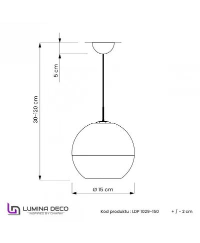 Lampa wisząca - Nowoczesna - Chromowana - Veroni D15