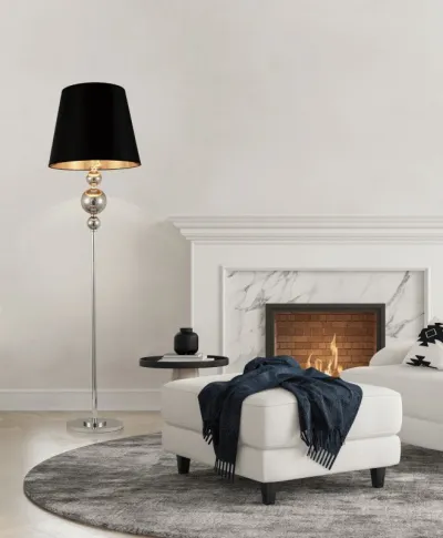 Lampa podłogowa - Stojąca - Czarna - Mureno