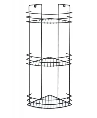 Półka łazienkowa 3-półkowa - CARL BLACK
