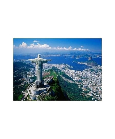 Corcovado und Christusstatue, Rio de Janeiro, Brasilien - reprodukcja