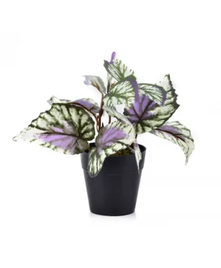Sztuczne kwiaty w doniczce - Liście - 15cm