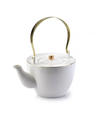 Dzbanek porcelanowy - Biały - GRACE - 870ml