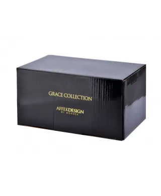 Cukiernica z mlecznikiem - Grace - Porcelana Biała