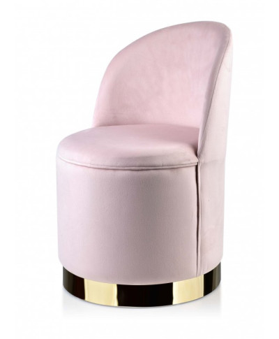 Fotel różowy - Renee - 73x53x49cm