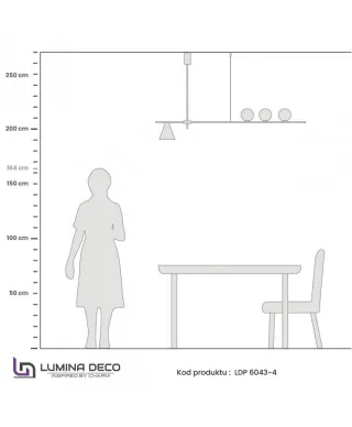 Lampa wisząca - Nowoczesna Renzo W4