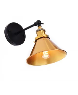 Lampa ścienna - Kinkiet Czarny Loft Nori W1