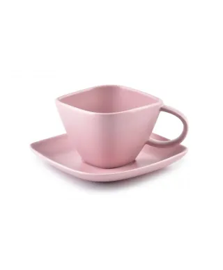 Filiżanka do espresso - Happy - Różowa - 100ml