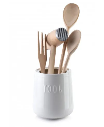Pojemnik na przybory kuchenne - Porcelana - Modern Life - 12x14cm