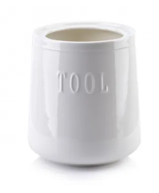 Pojemnik na przybory kuchenne - Porcelana - Modern Life - 12x14cm