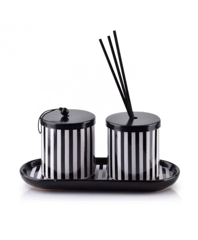 Zestaw zapachowy świeca+dyfuzor         23X9XH:9cm