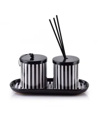 Zestaw zapachowy świeca+dyfuzor         23X9XH:9cm