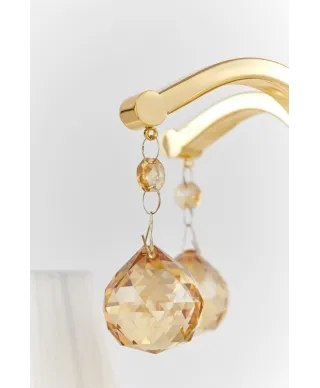 Żyrandol Klasyczny - Kryształowy Złoty Venisia W6