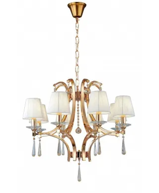 Żyrandol Klasyczny - Kryształowy Złoty Venisia W8