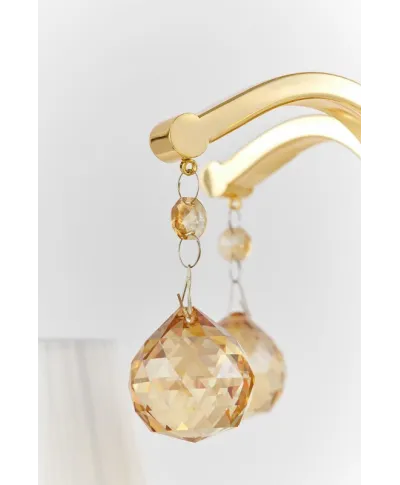 Żyrandol Klasyczny - Kryształowy Złoty Venisia W8