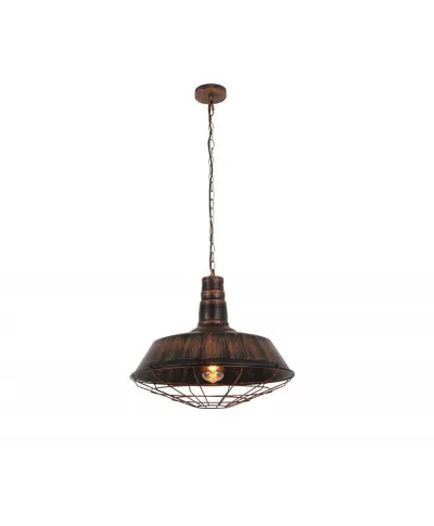 Lampa wisząca Industrialna - Loft stary mosiądz - Ariogio D45