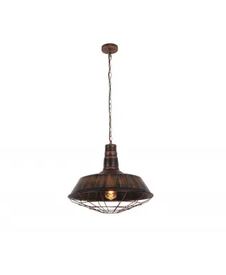 Lampa wisząca Industrialna - Loft stary mosiądz - Ariogio D45