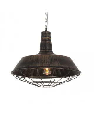Lampa wisząca Industrialna - Loft stare złoto - Ariogio D45
