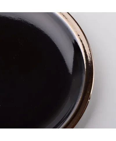 Talerz porcelanowy - Czarny - CAL - 20cm