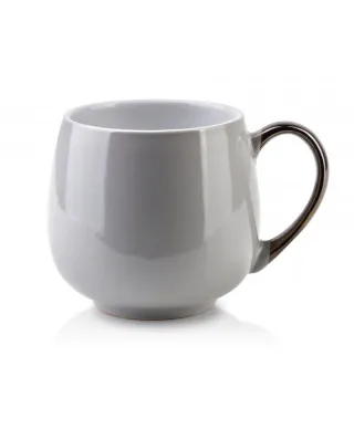 Kubek porcelanowy - Szary - CAL - 390ml