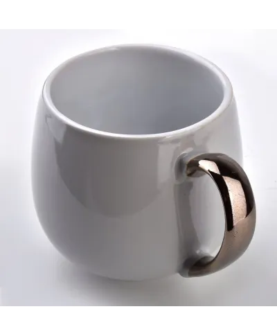 Kubek porcelanowy - Szary - CAL - 390ml